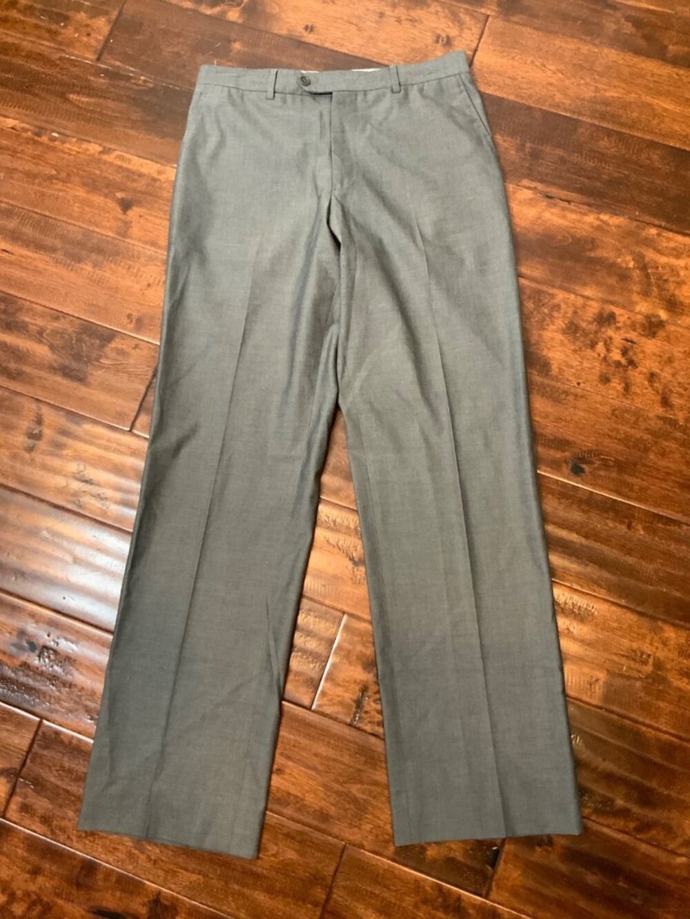 Armani Collezioni Gray Straight Leg Dress Pants, Size 31